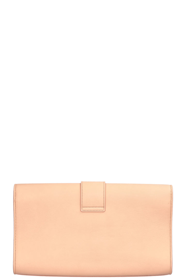 SAINT LAURENT Chyc Clutch Peach