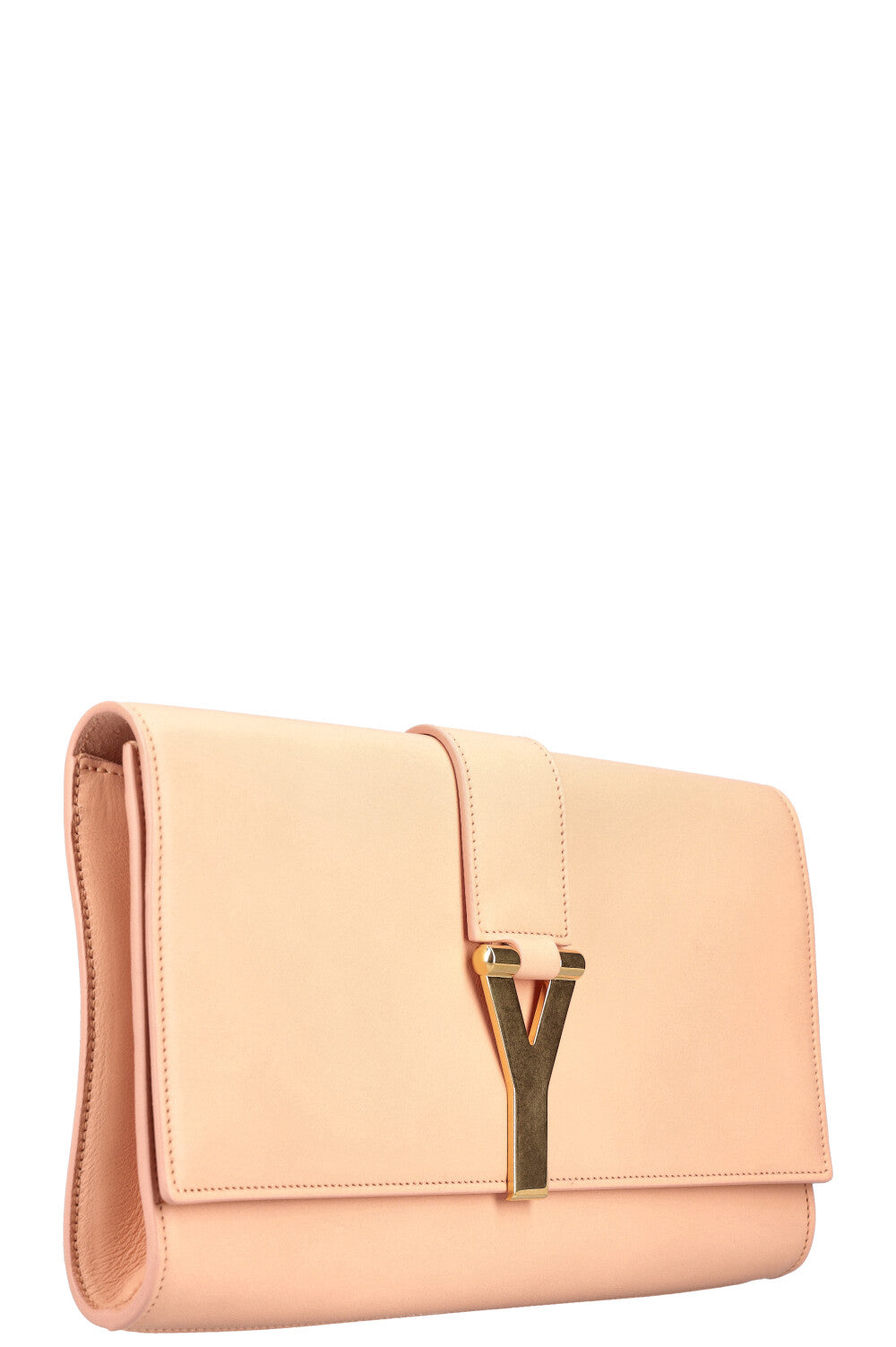 SAINT LAURENT Chyc Clutch Peach