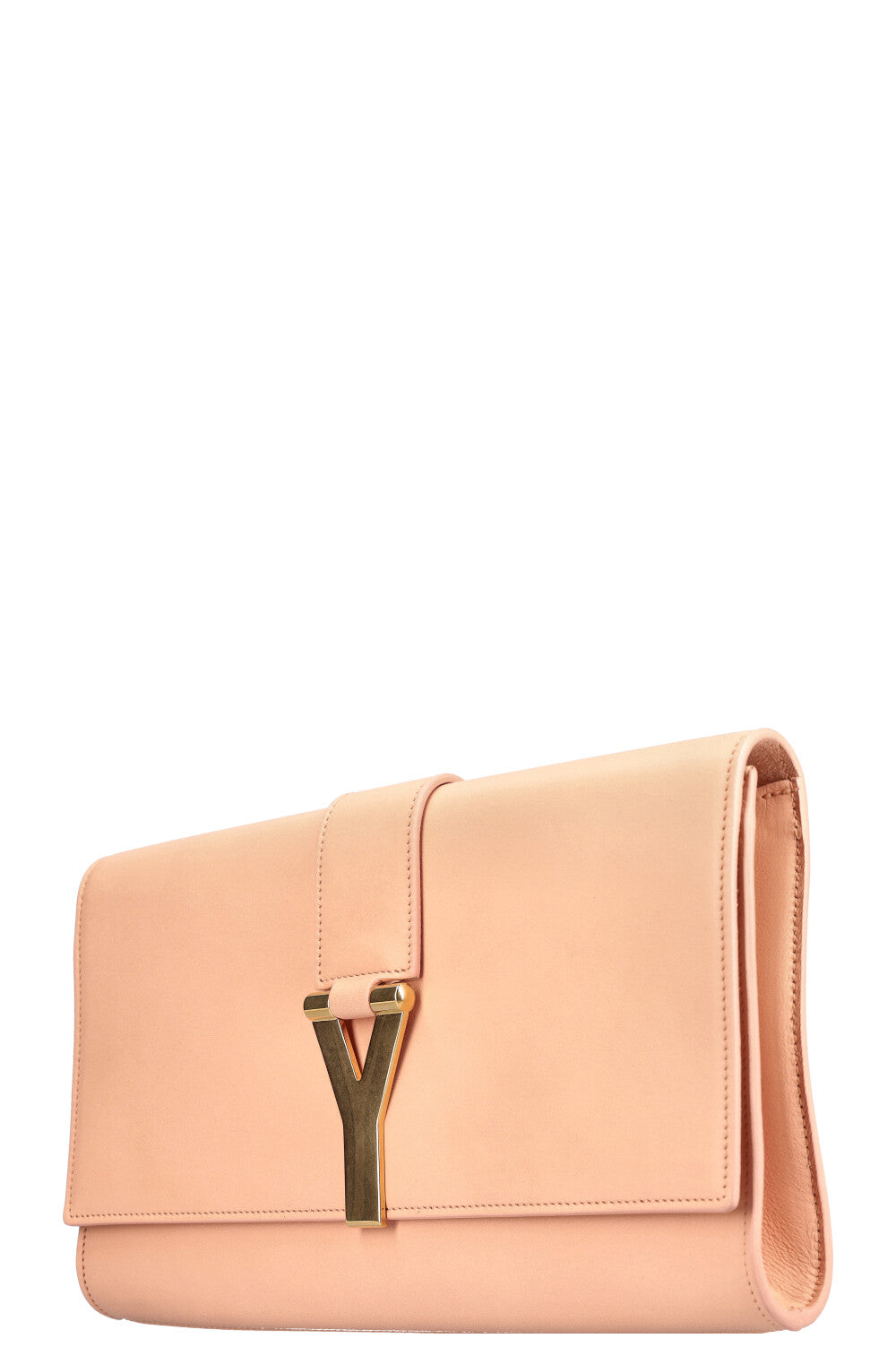 SAINT LAURENT Chyc Clutch Peach