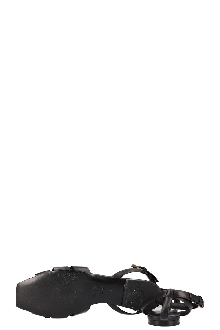 SAINT LAURENT Tribute Flats Black