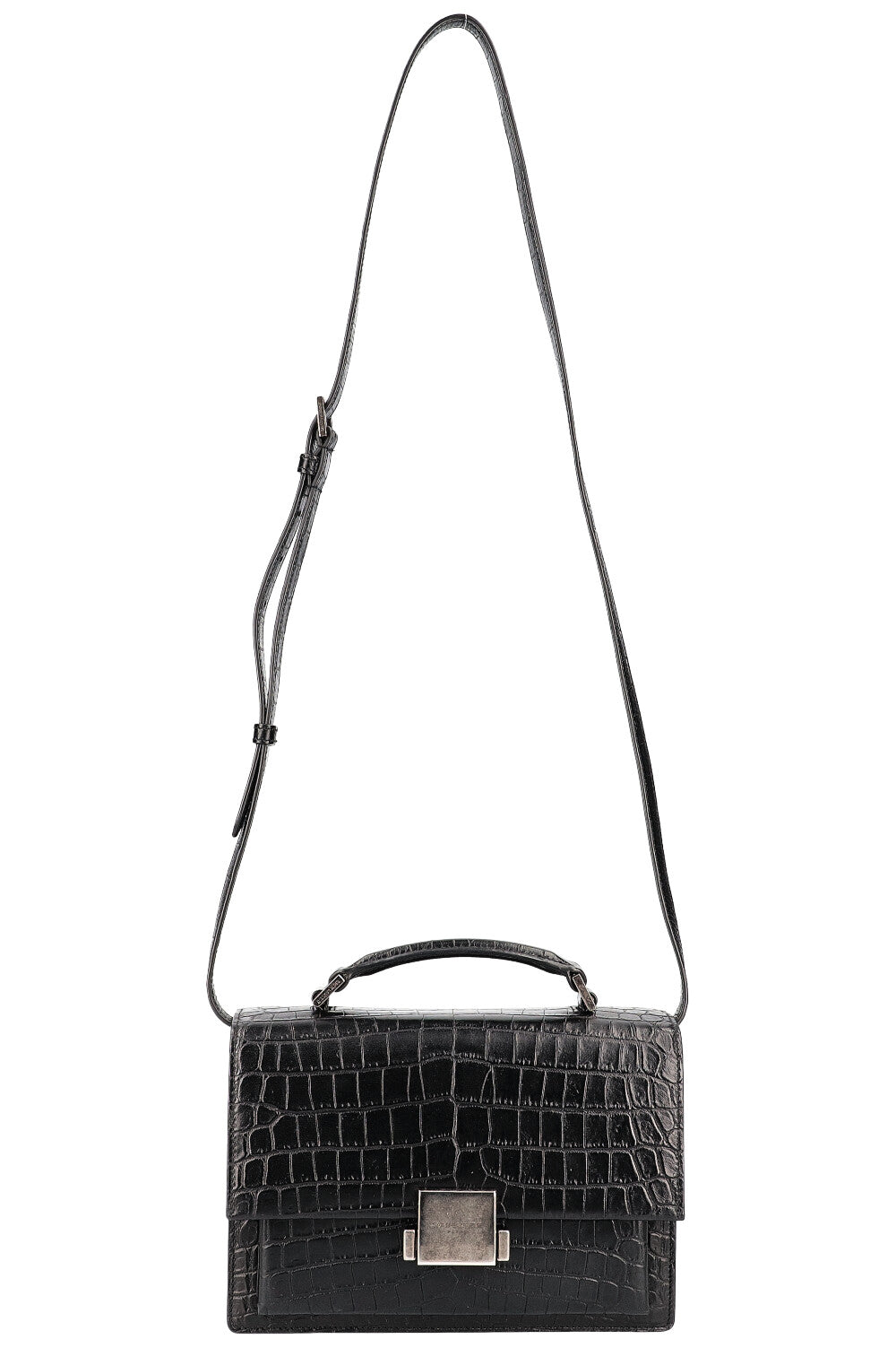 Medium bellechasse saint laurent bag in black leather store
