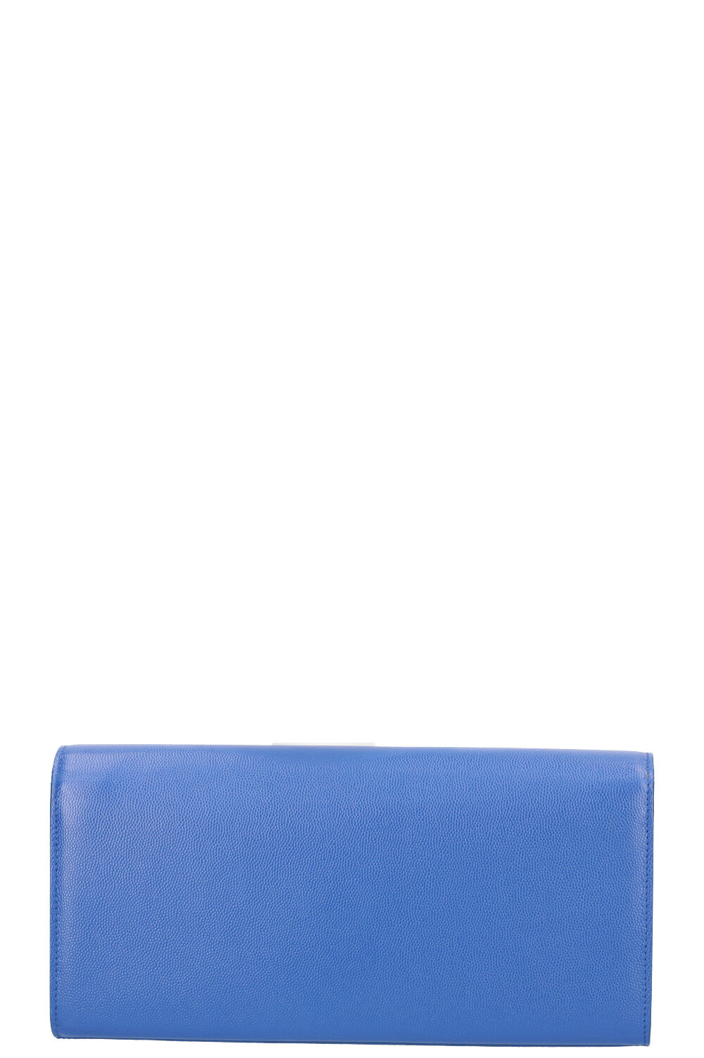 SAINT LAURENT Classic Monogram Clutch Blue