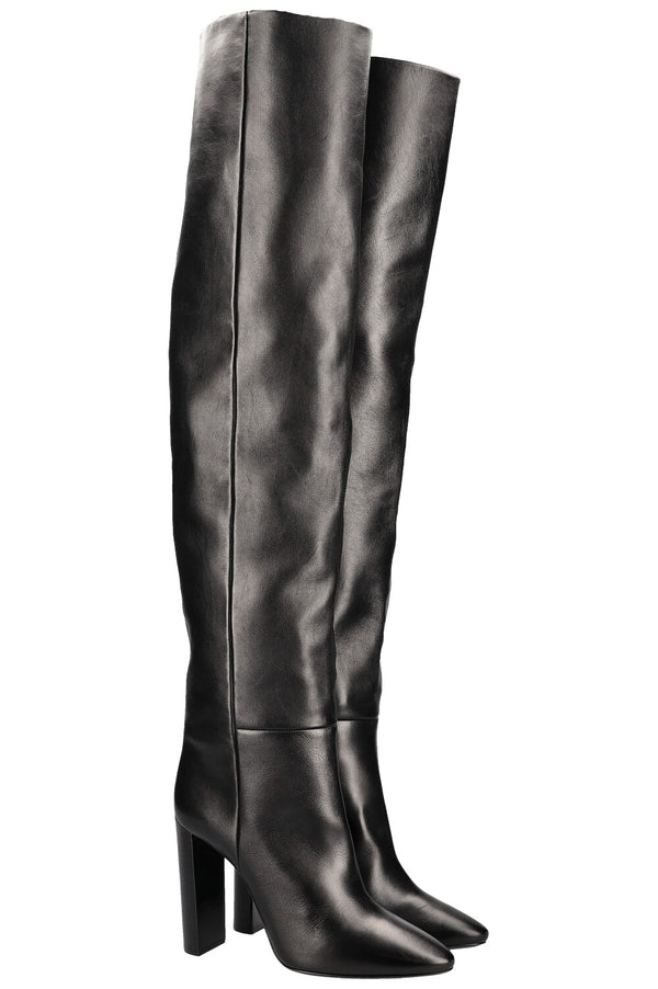 SAINT LAURENT Cuissardes Noir