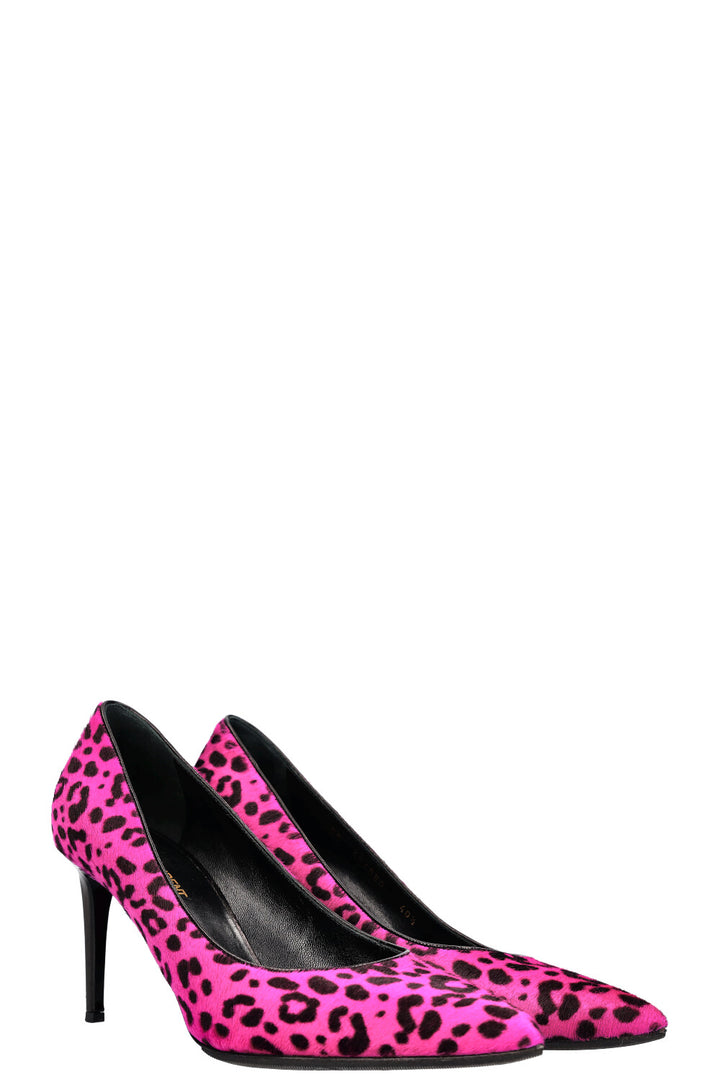 SAINT LAURENT Heels Cheetah Pink