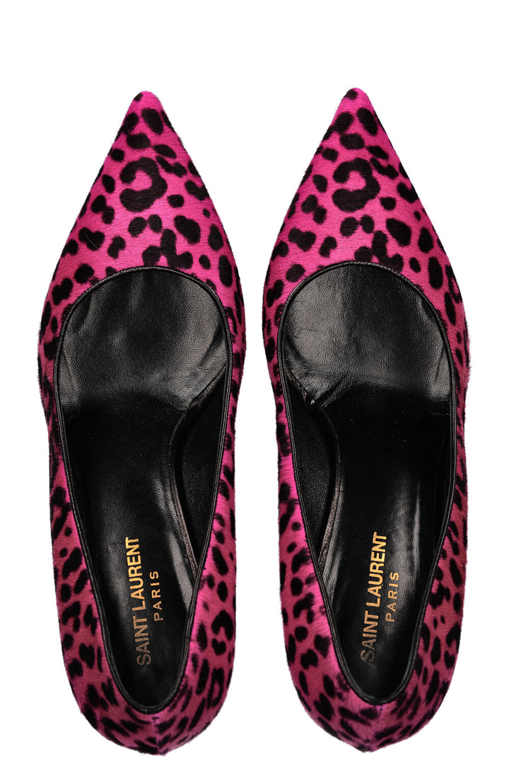 SAINT LAURENT Heels Cheetah Pink