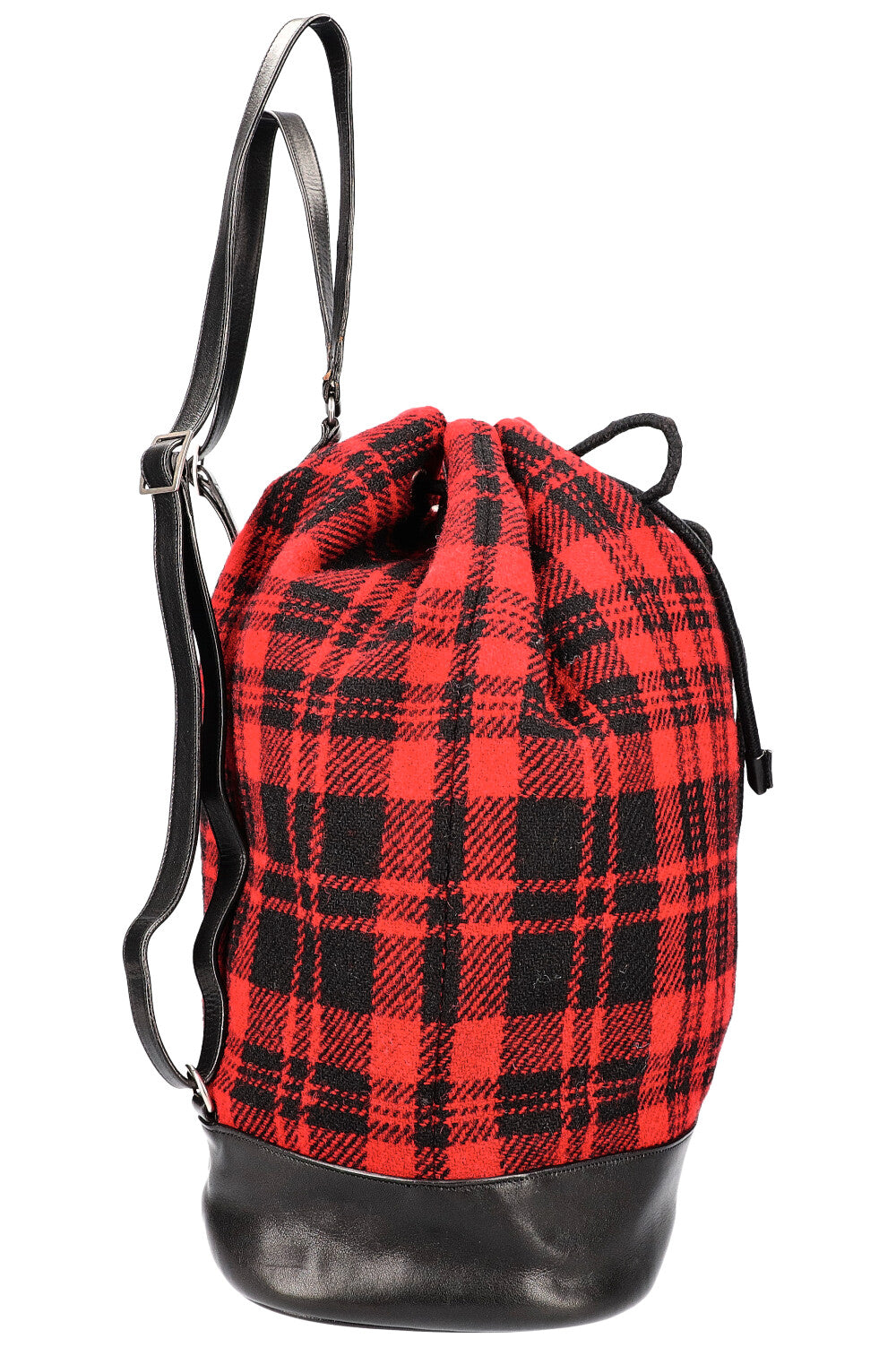 SAINT LAURENT Sac à dos en laine Tartan