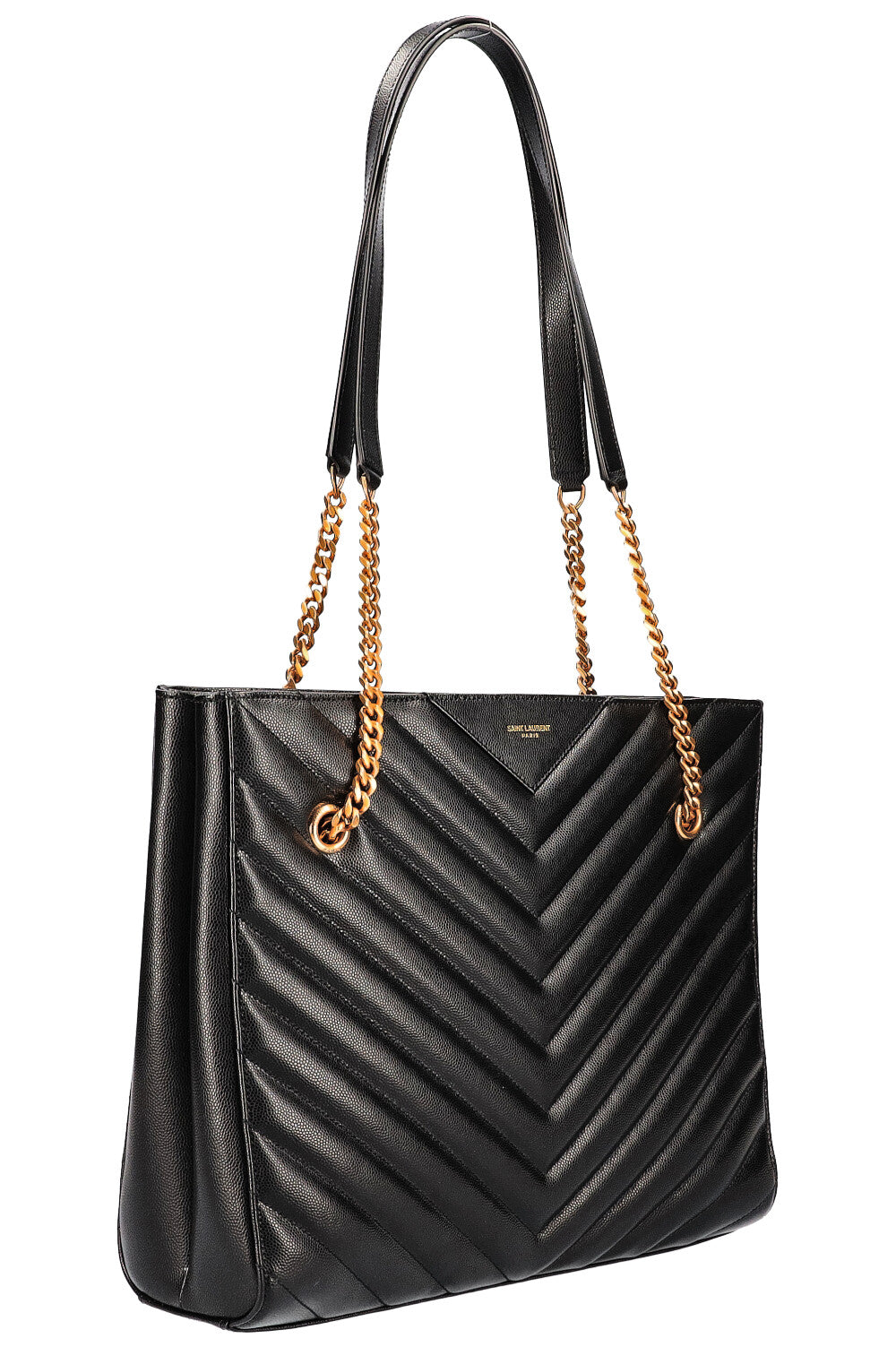 SAINT LAURENT Medium Tribeca Tote Bag Black