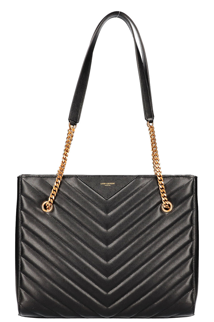 SAINT LAURENT Medium Tribeca Tote Bag Black