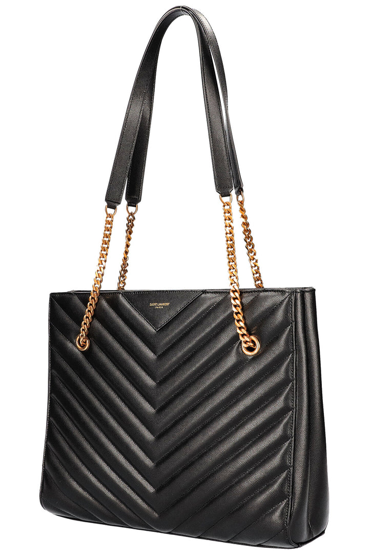 SAINT LAURENT Medium Tribeca Tote Bag Black