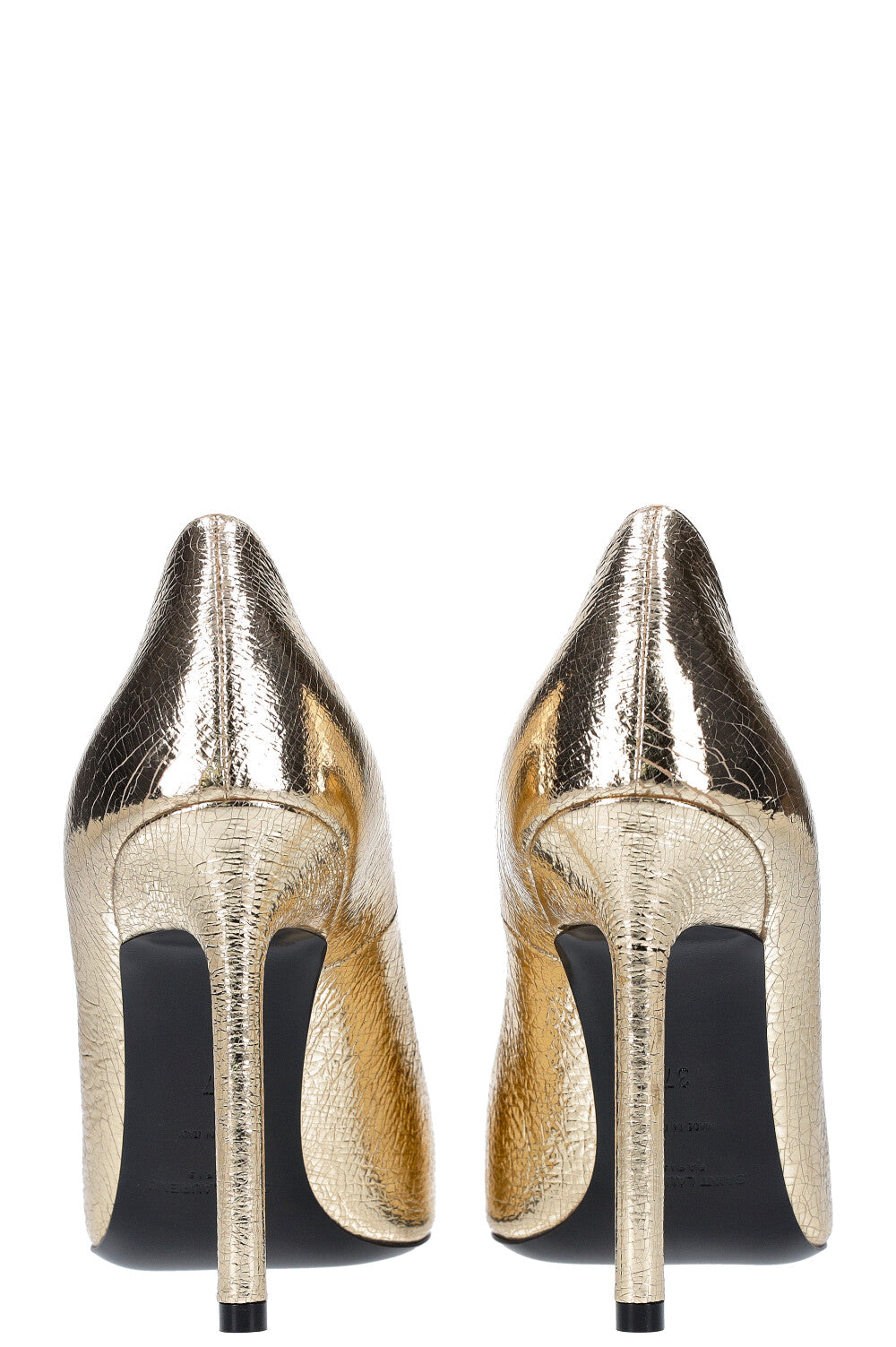 SAINT LAURENT Heels Metallic Gold