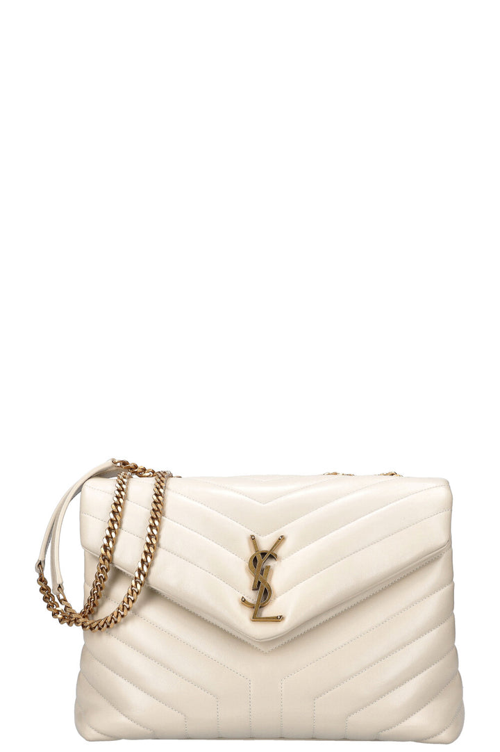 SAINT LAURENT Loulou Bag Medium Ivory