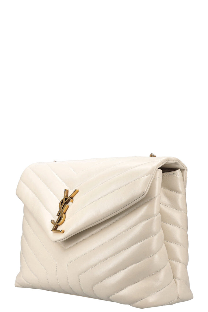 SAINT LAURENT Loulou Bag Medium Ivory