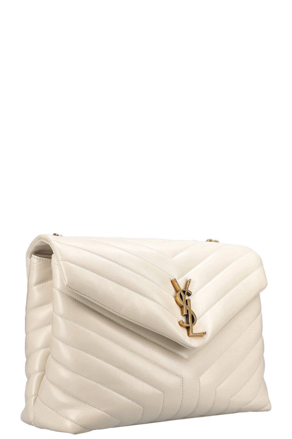 SAINT LAURENT Loulou Bag Medium Ivory REAWAKE