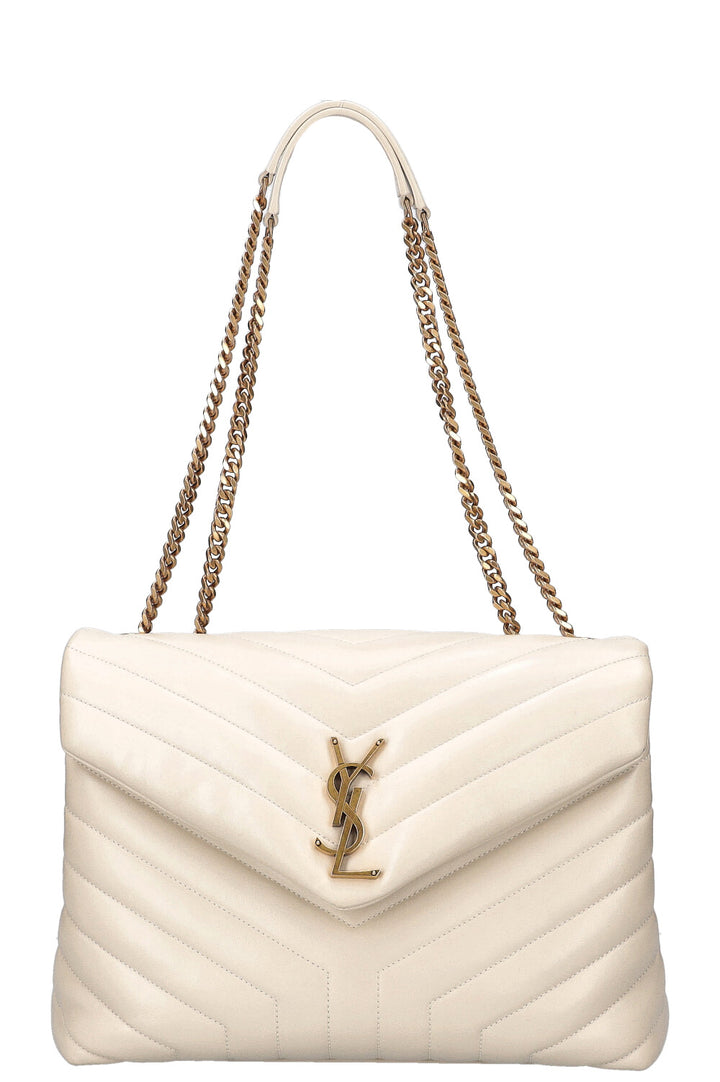 SAINT LAURENT Loulou Bag Medium Ivory