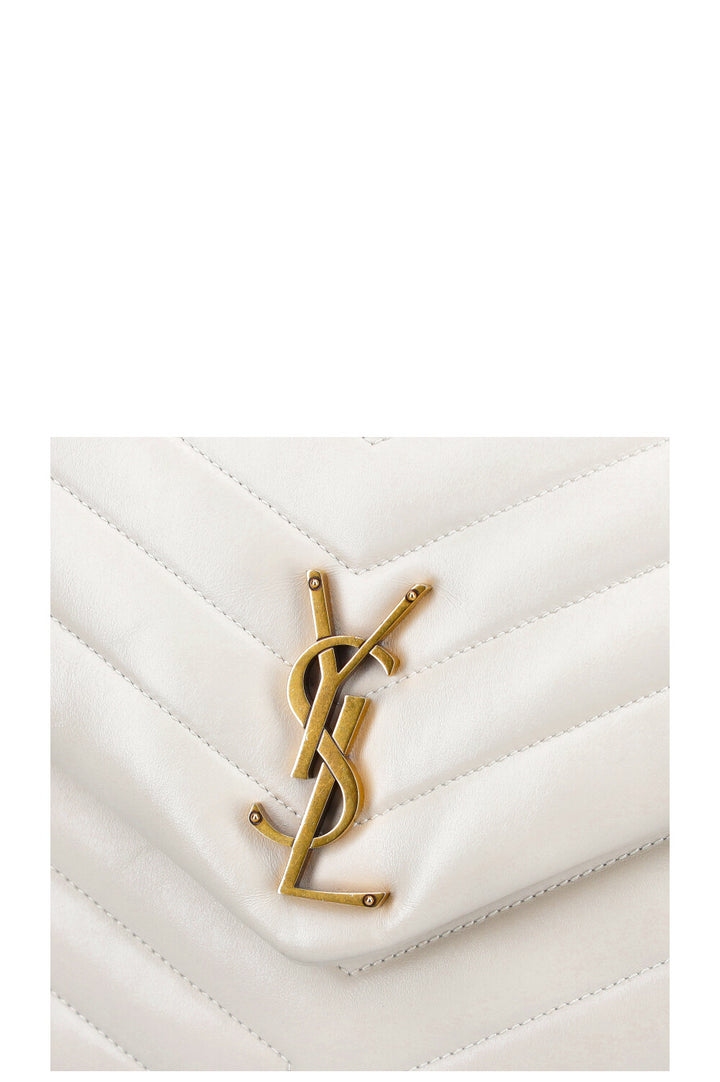 SAINT LAURENT Loulou Bag Medium Ivory