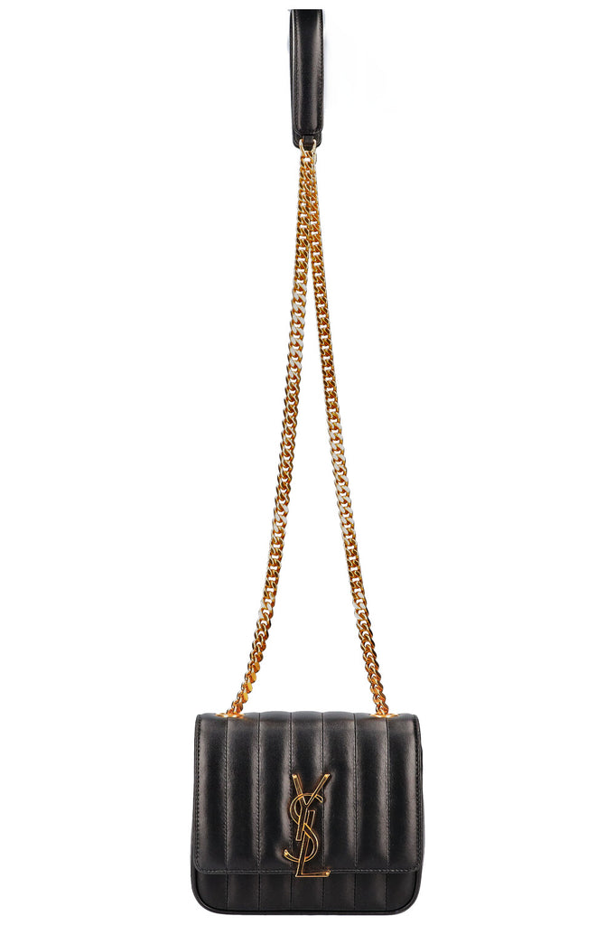 SAINT LAURENT Vicky Bag Small Black REAWAKE