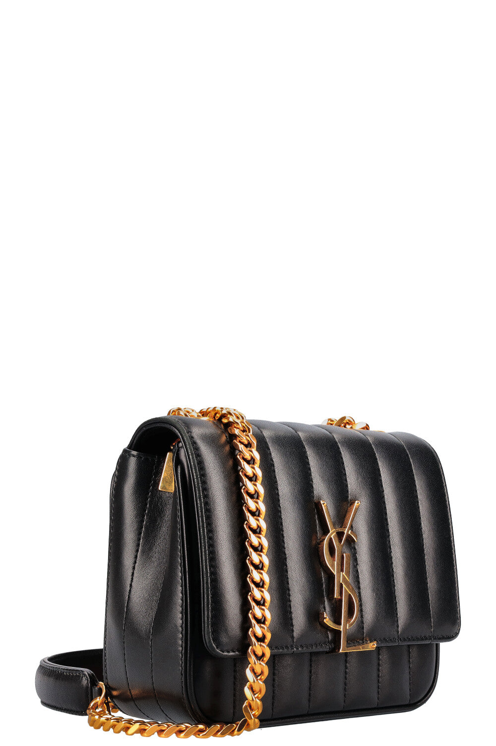 SAINT LAURENT Vicky Bag Small Black