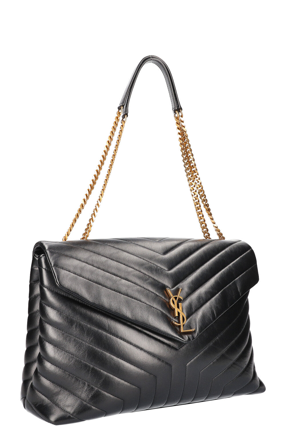 SAINT LAURENT Lou Lou Bag Maxi Black