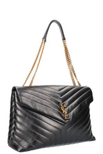 SAINT LAURENT Lou Lou Bag Maxi Black