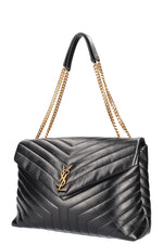 SAINT LAURENT Lou Lou Bag Maxi Black