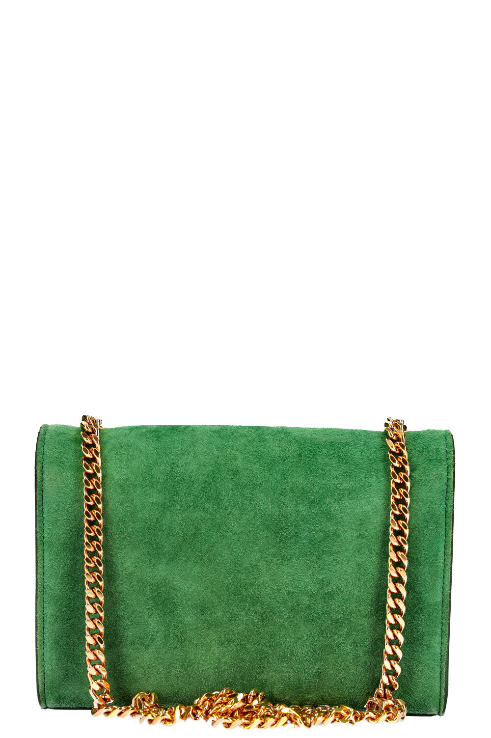 SAINT LAURENT Sac Kate Daim Vert