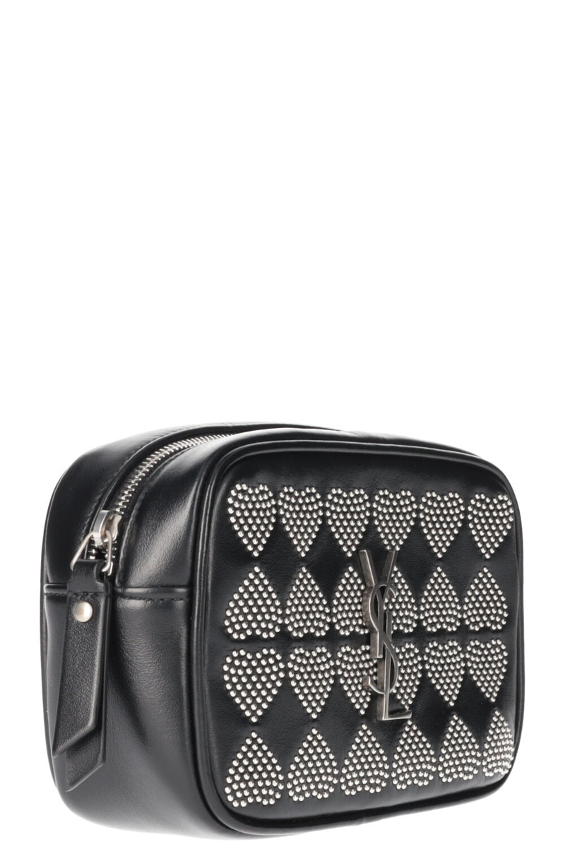 SAINT LAURENT Micro Lou Belt Bag Hearts