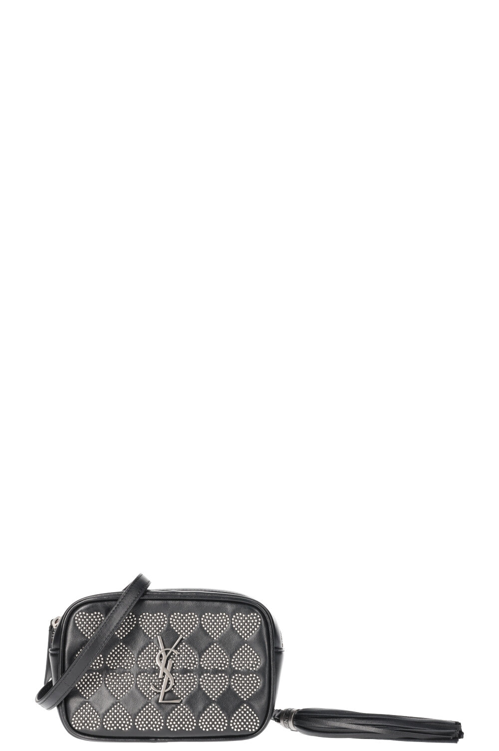 SAINT LAURENT Micro Lou Belt Bag Hearts