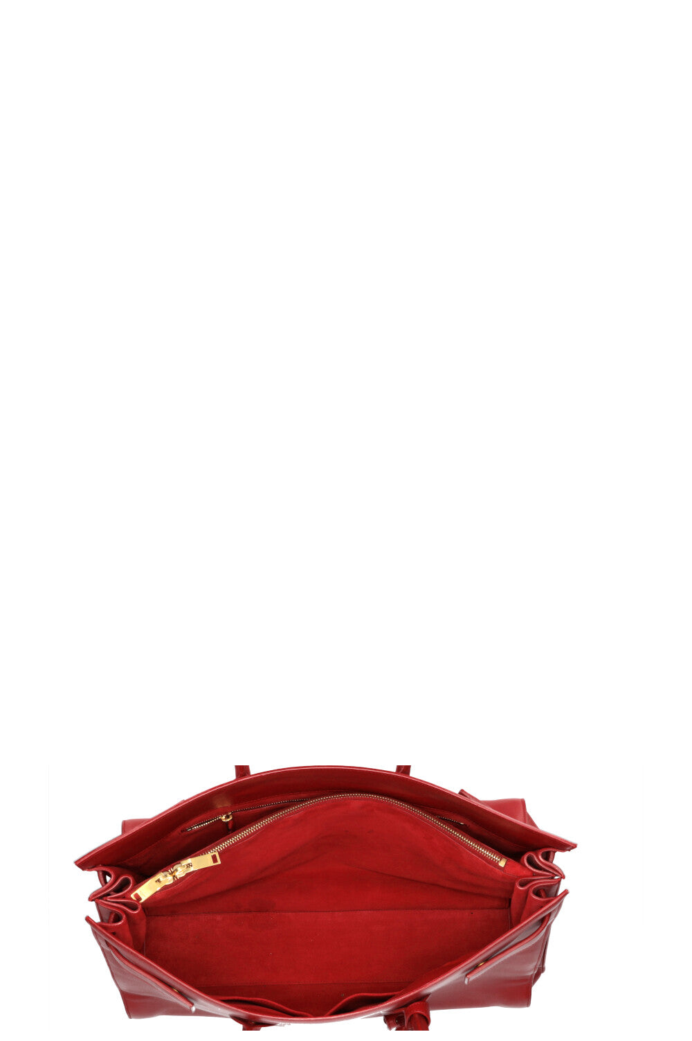 SAINT LAURENT Sac de Jour Bag Large Red