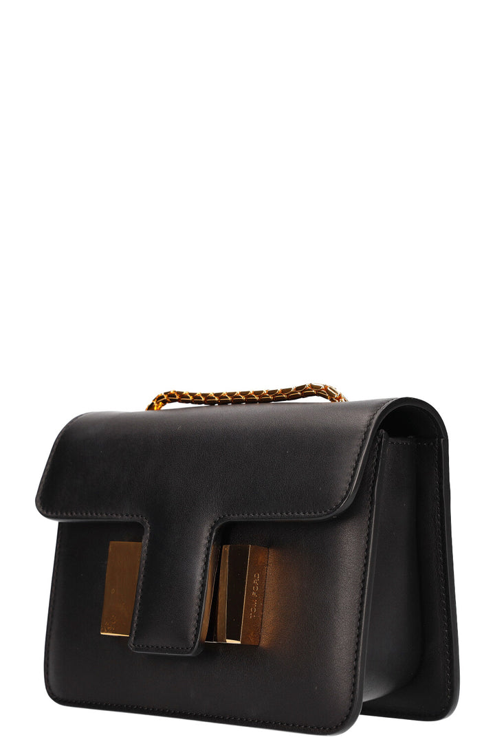 TOM FORD Petit sac à bandoulière chaîne Sienna Noir