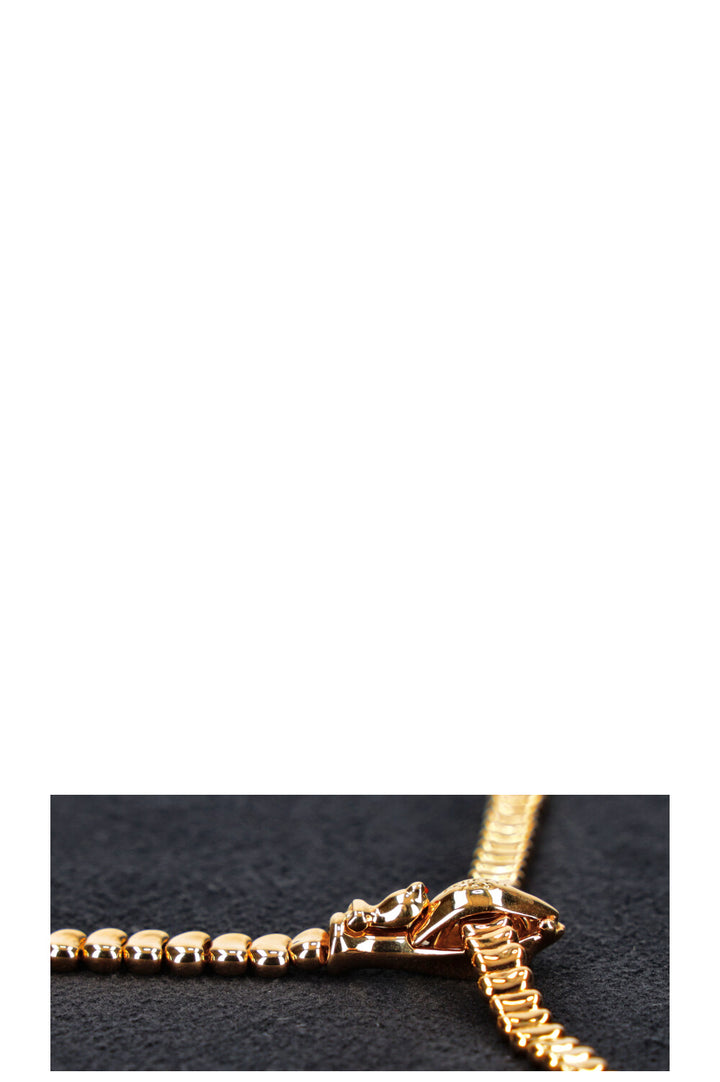 TIFFANY&amp;CO Elsa Peretti Snake Necklace 18k Yellow Gold