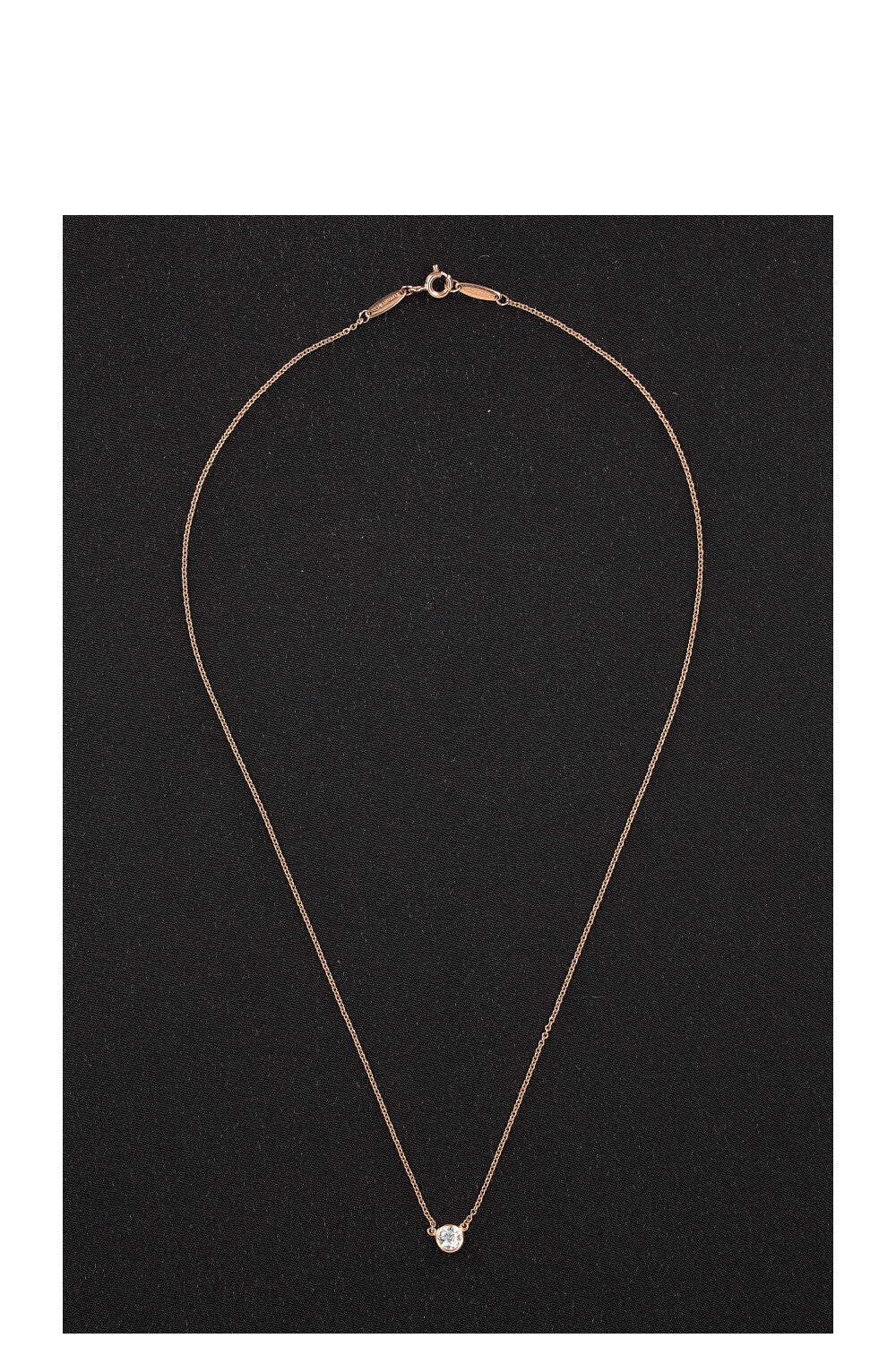 TIFFANY&CO 'Diamond By the Yard' Necklace Gold
