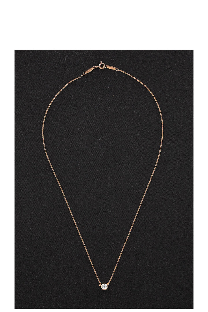 TIFFANY&amp;CO 'Diamond By the Yard' Necklace Gold