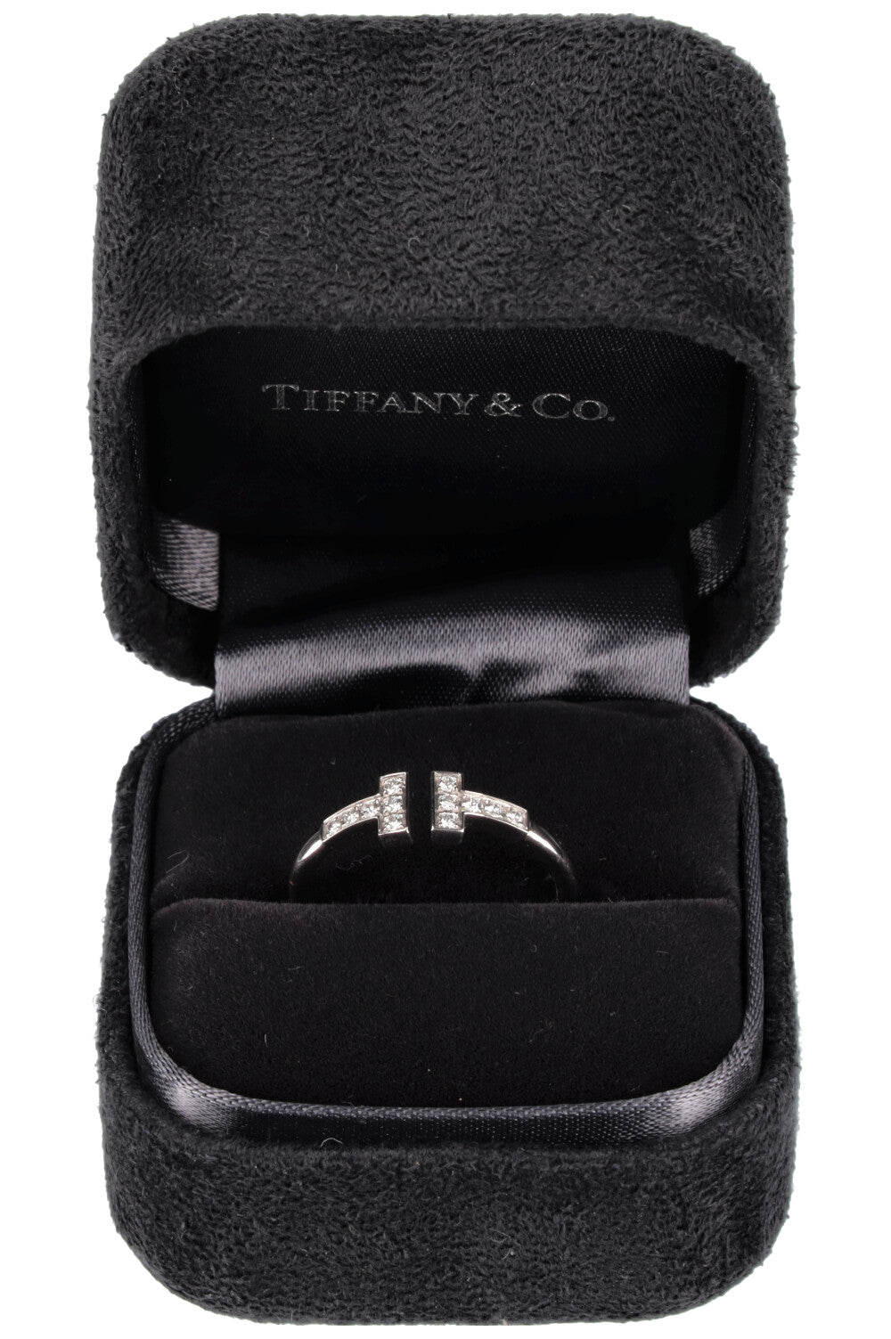 TIFFANY&CO. T Wire Ring Whitegold