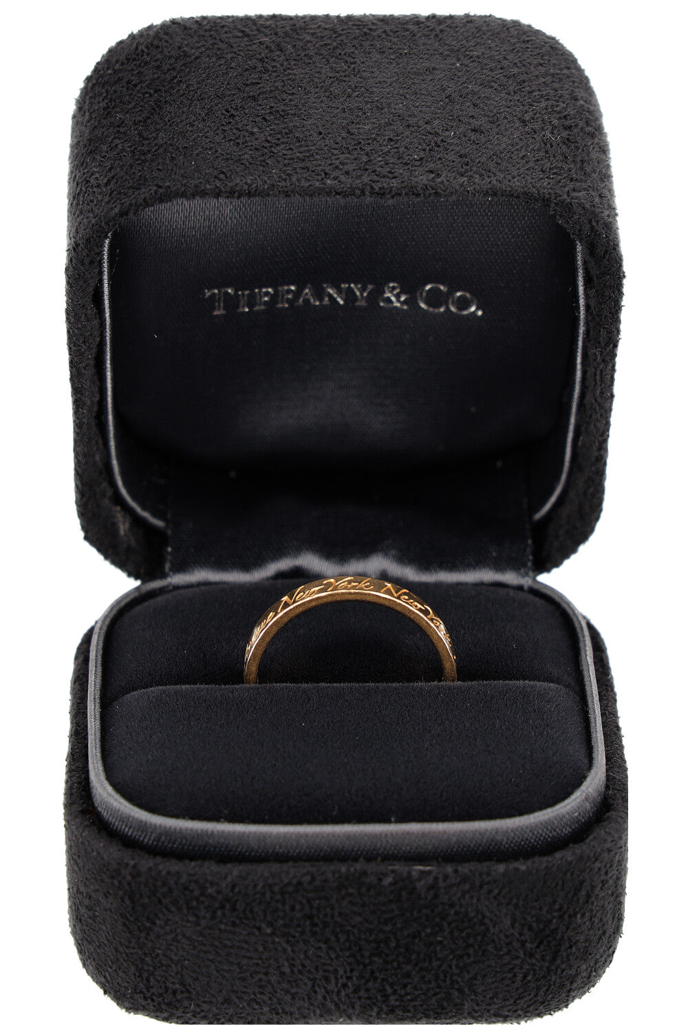 Tiffany and shop co notes ring