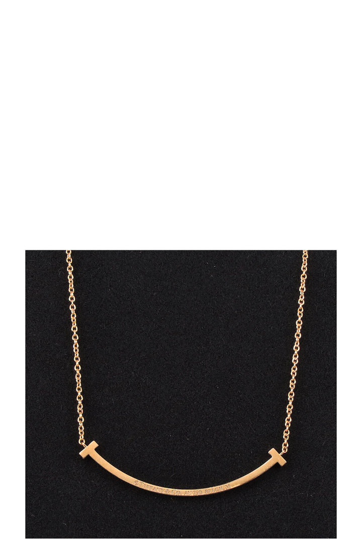 TIFFANY&CO T Smile Necklace Small 18K