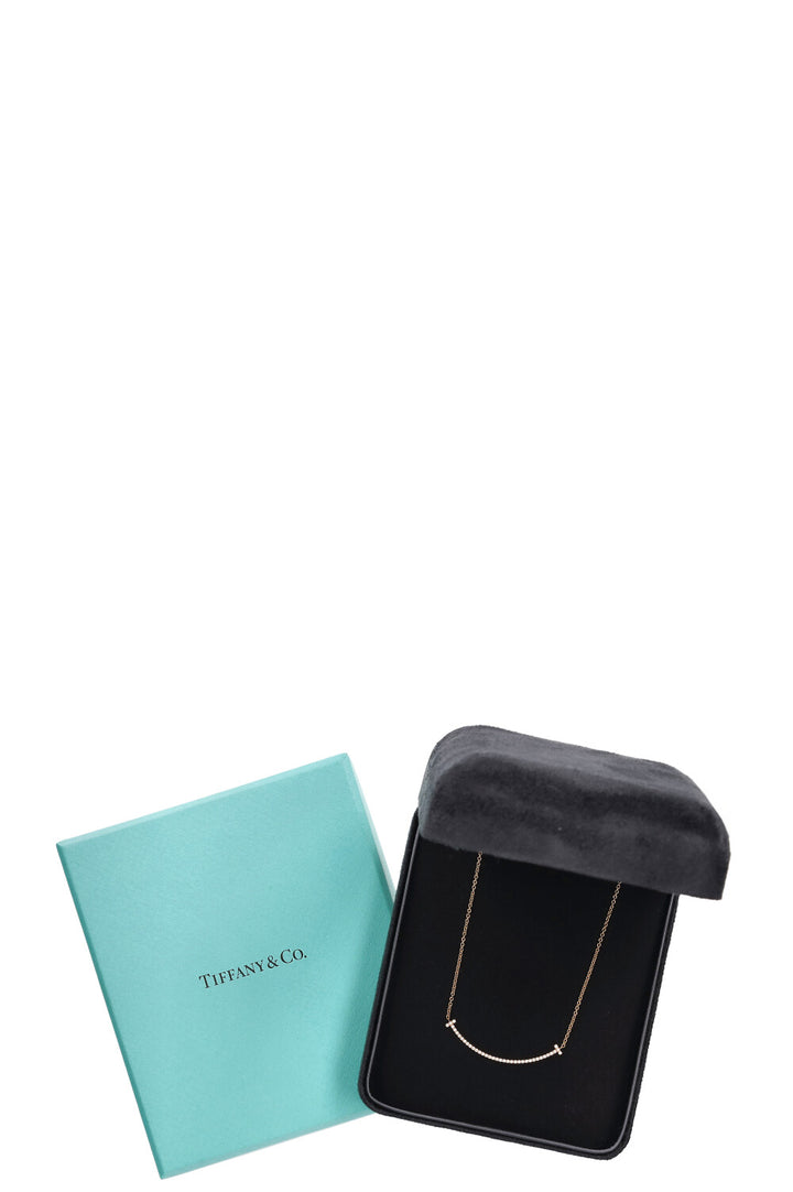 TIFFANY&CO T Smile Necklace Small 18K