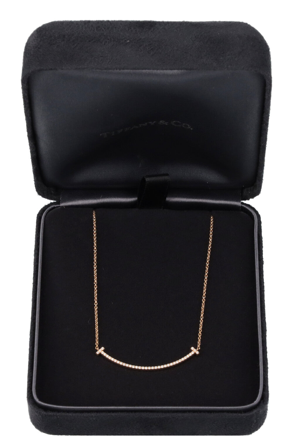 TIFFANY&CO T Smile Necklace Small 18K