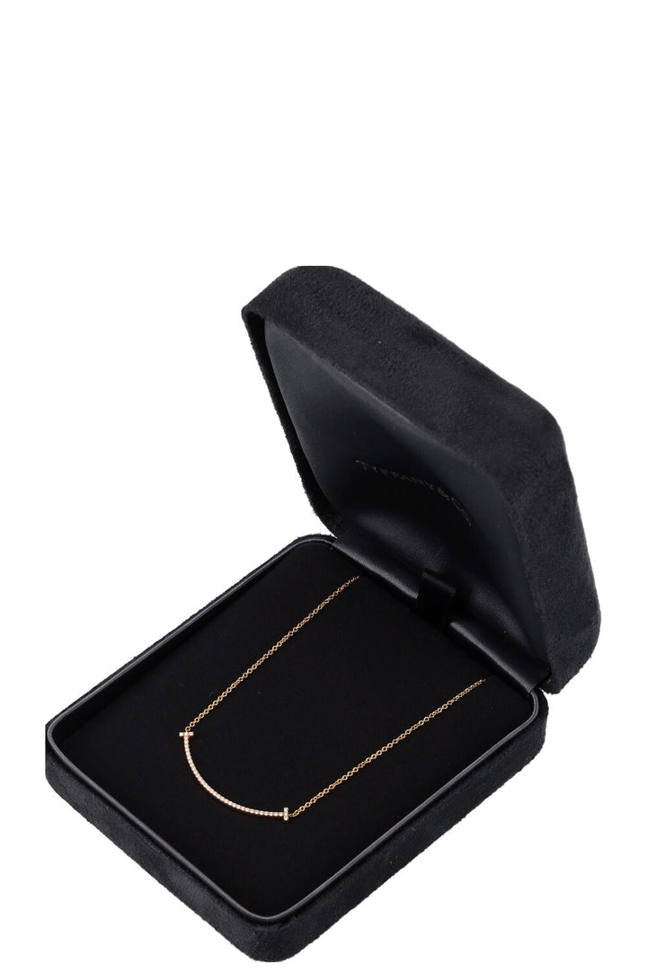 TIFFANY&CO T Smile Necklace Small 18K