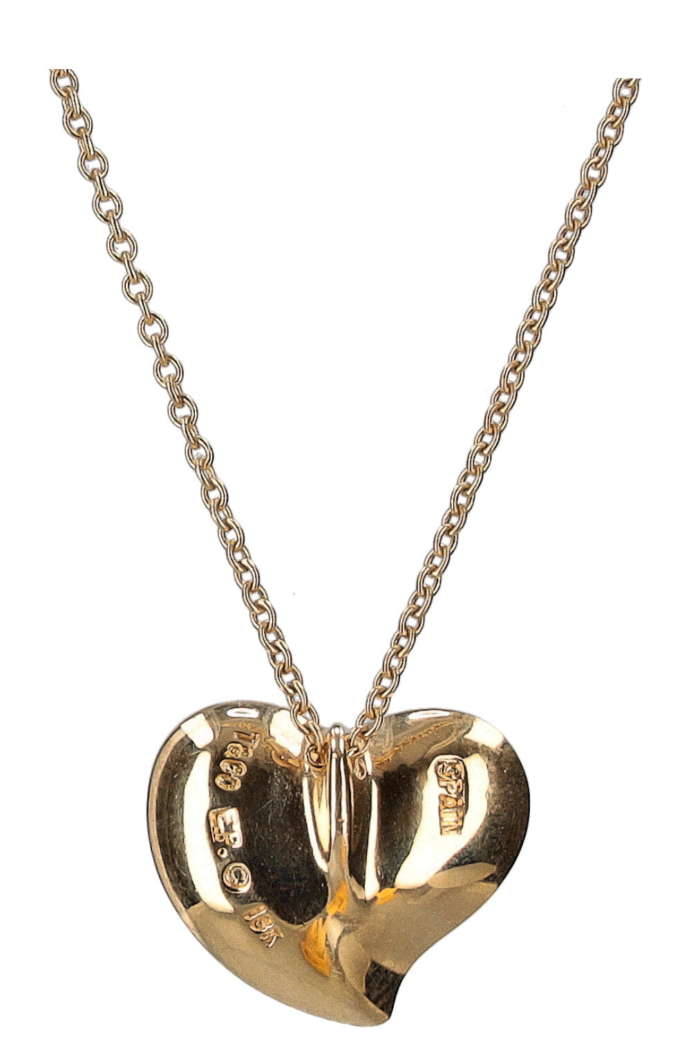 TIFFANY CO. Elsa Peretti Full Heart Necklace REAWAKE