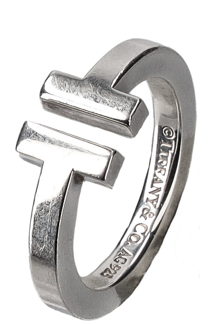 TIFFANY&CO. Tiffany T Square Ring Silver