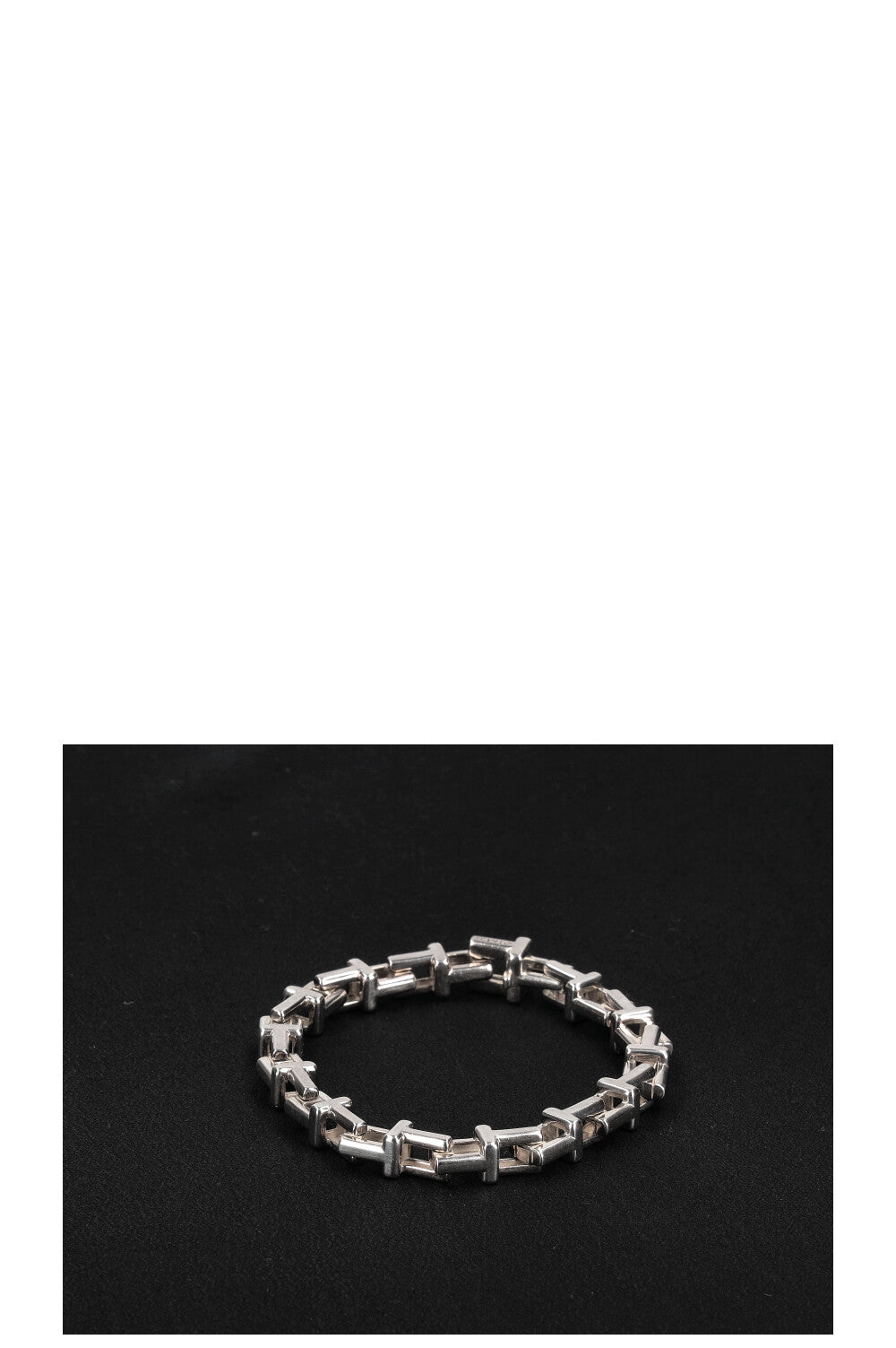 TIFFANY CO T Chain Bracelet Silver