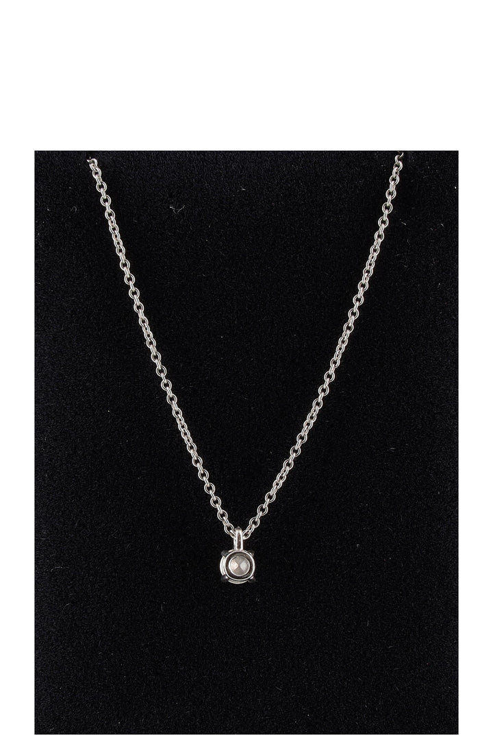 TIFFANY&amp;CO Solitaire Necklace White Gold 18K