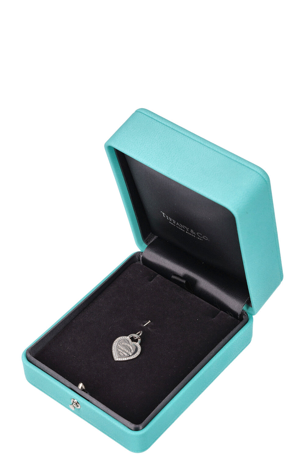 TIFFANY&amp;CO Small RTT Heart Diamonds White Gold