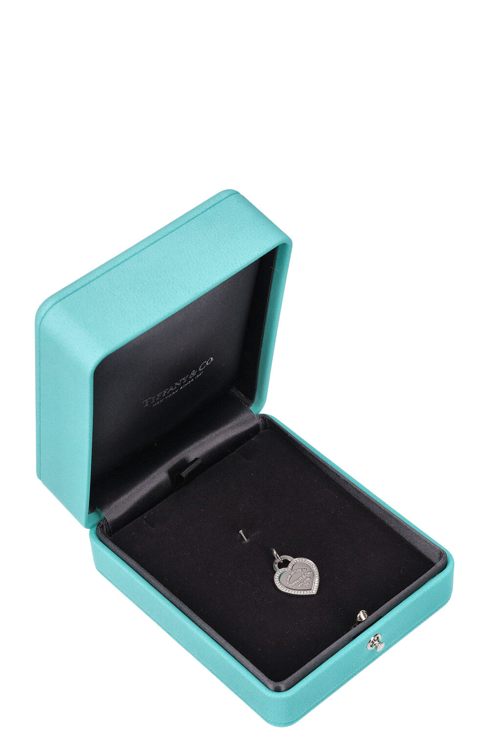TIFFANY&amp;CO Small RTT Heart Diamonds White Gold