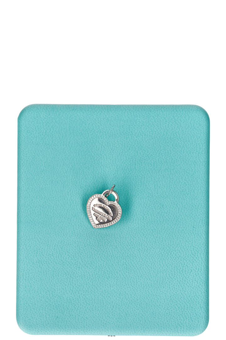 TIFFANY&amp;CO Small RTT Heart Diamonds White Gold
