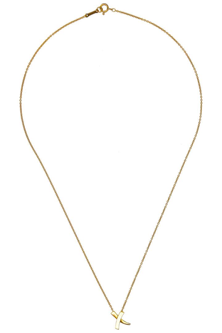 Tiffany&Co Cross Necklace Gold