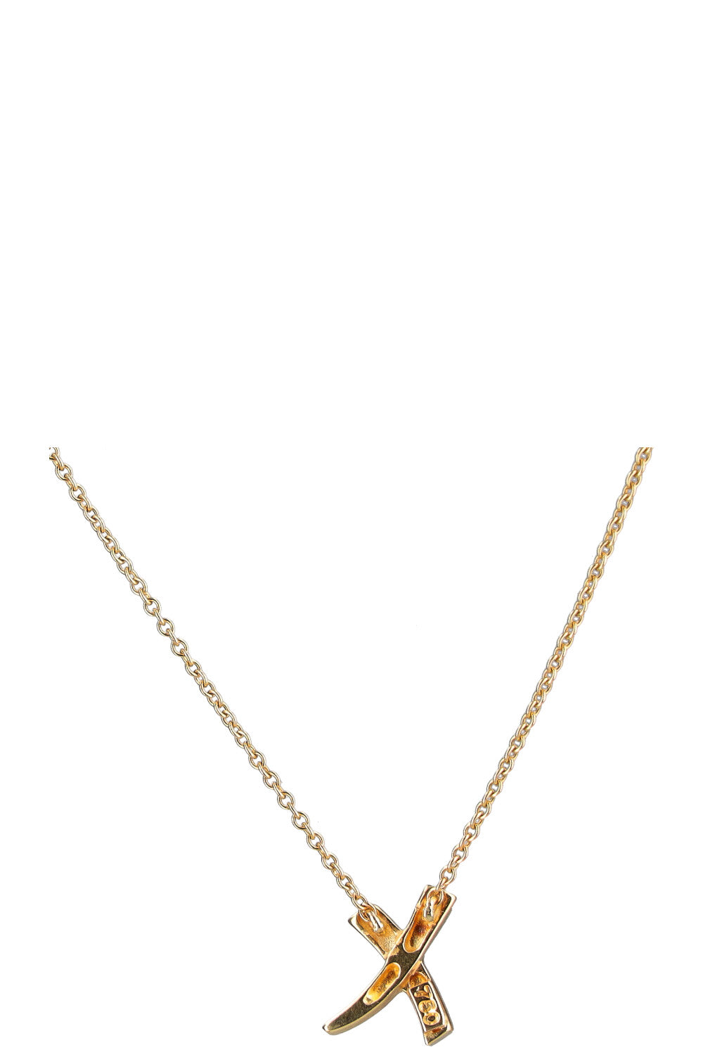 TIFFANY&amp;CO Cross Necklace Gold