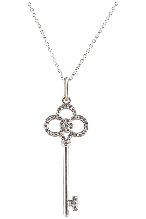 TIFFANY&amp;CO Key Necklace Diamonds