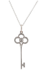 TIFFANY&CO Key Necklace Diamonds