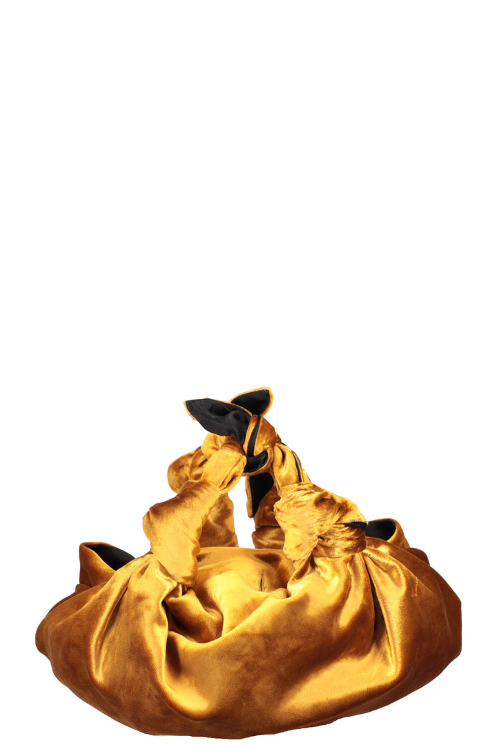 THE ROW Mini Ascot Bag Velvet Bronze